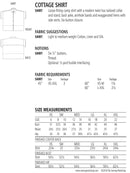 The Cottage Shirt Pattern