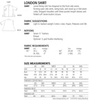 London Shirt Pattern