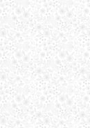 Lewis And Irene Tiny Tonals Floral Garden White On White Fabric
