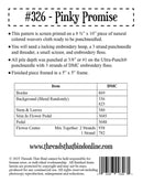 Pinky Promise Punch Needle Pattern