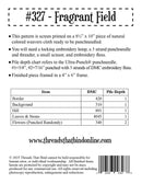 Fragrant Field Punch Needle Pattern