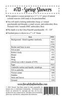 Spring Showers Punch Needle Pattern