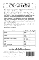Winter Nest Punch Needle Pattern