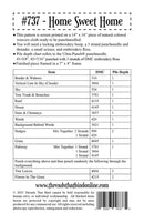 Home Sweet Home Punch Needle Pattern