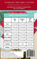 Starburst Christmas Tree Skirt Pattern