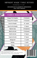 Midnight Magic Table Runner Pattern