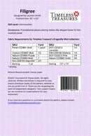 Filigree Quilt Pattern