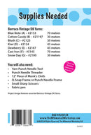 Bubble Fish Punch Needle Pattern