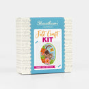 Tabby Cat Felt Craft Brooch Kit For Beginners