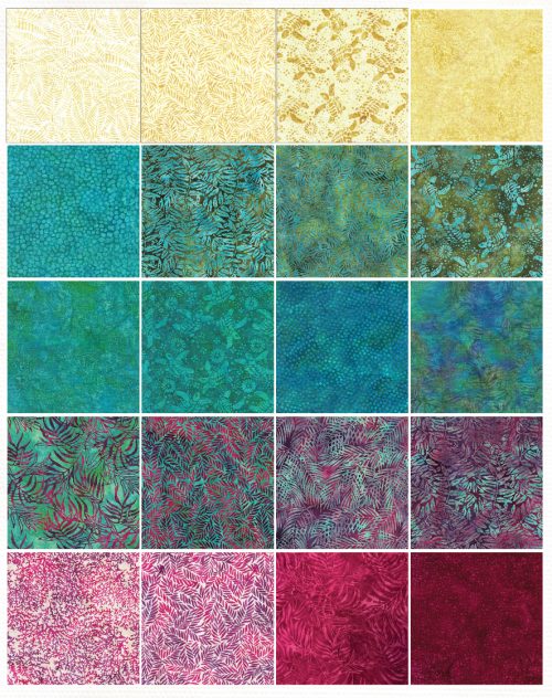 Island Batik Tropical Bliss Batik Strip Pack