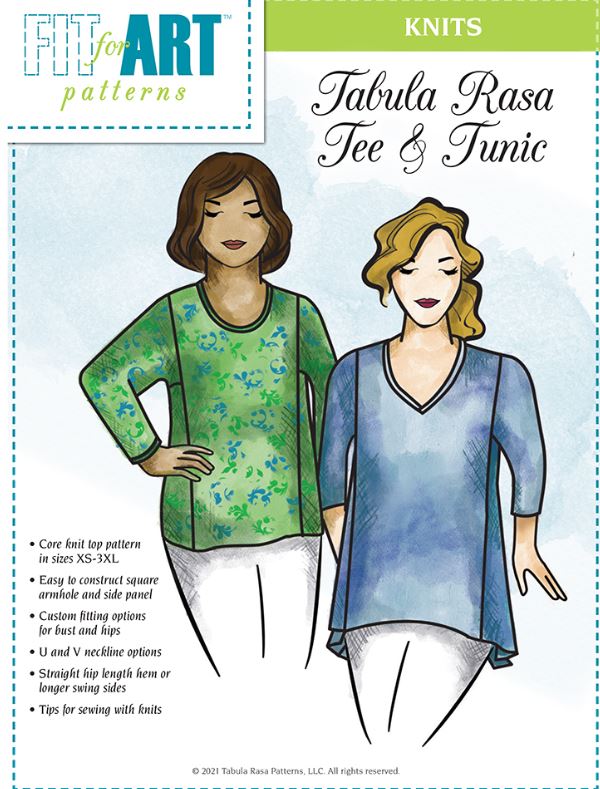 Fit For Art Patterns Tabula Rasa Tee And Tunic Pattern