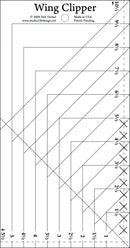 Wing Clipper Ruler
