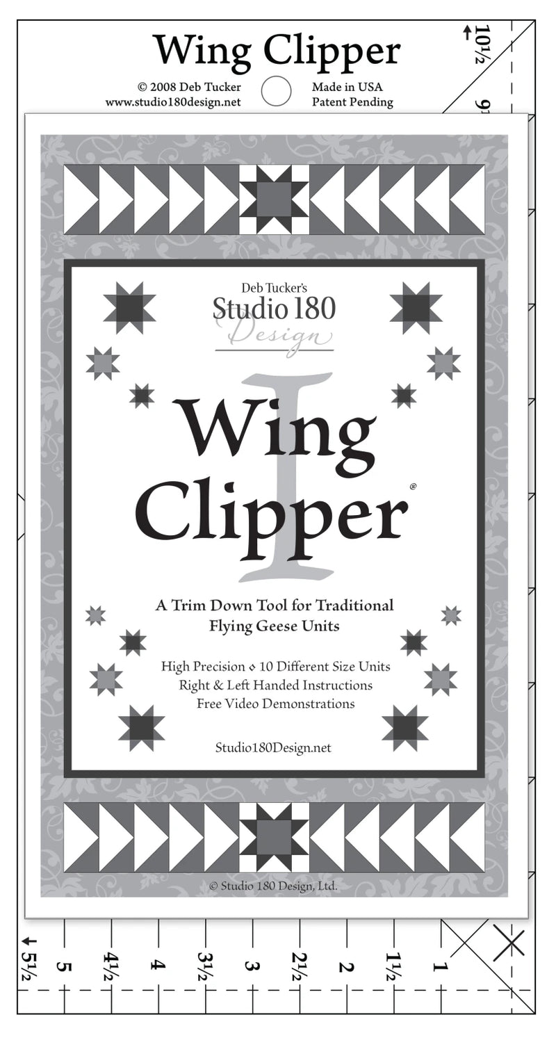 Wing Clipper Ruler Set Wing Clipper Ruler
