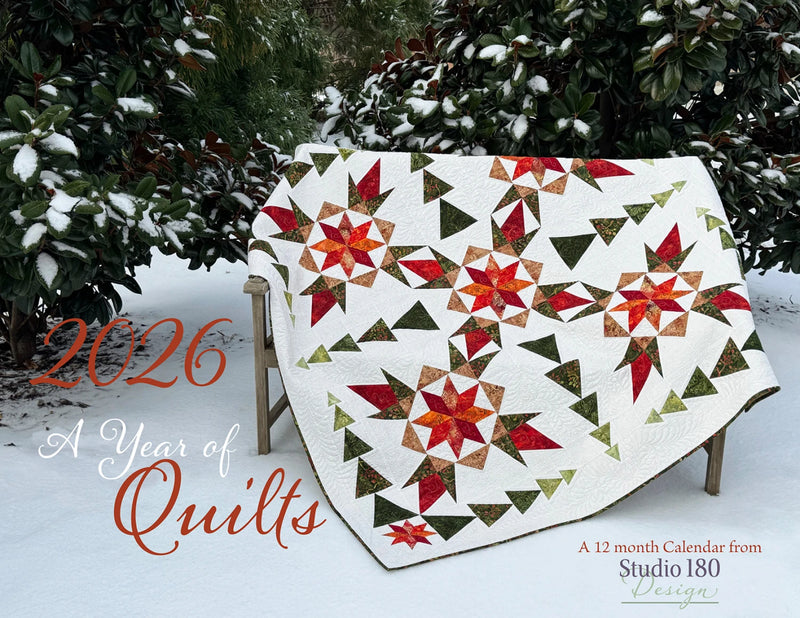 A Year Of Quilts Wall Calendar 2026