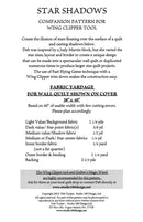 Studio 180 Star Shadows Quilt Pattern