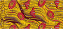Uniwax Prints From The Ivory Coast Ochre Fabric