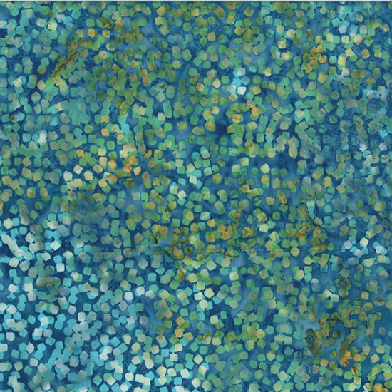 Hoffman Fabrics Bali Batik Confetti French Blue Fabric