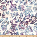 Hoffman Fabrics Bali Batik Abalone Veined Leaves Fabric