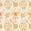 Hoffman Fabrics Bountiful And Blue Ornamental Rust Fabric