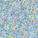 Hoffman Fabrics Bountiful And Blue Sprigs Periwinkle Fabric