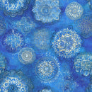 MDG Vintage Medallion Atlantic 108" Digital Wide Back Fabric