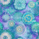 MDG Vintage Medallion Mystic Violet 108" Digital Wide Back Fabric
