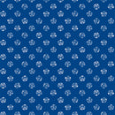 Lumin Fabrics Amalfi Coast Floral Dots Navy Fabric