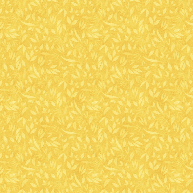 Lumin Fabrics Foliage Yellow Fabric