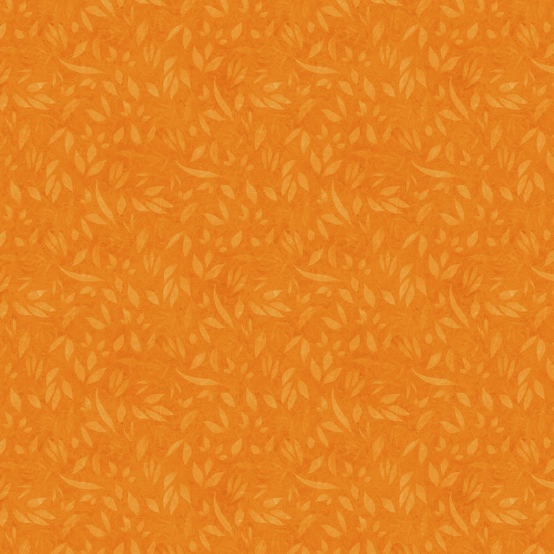 Lumin Fabrics Foliage Orange Fabric