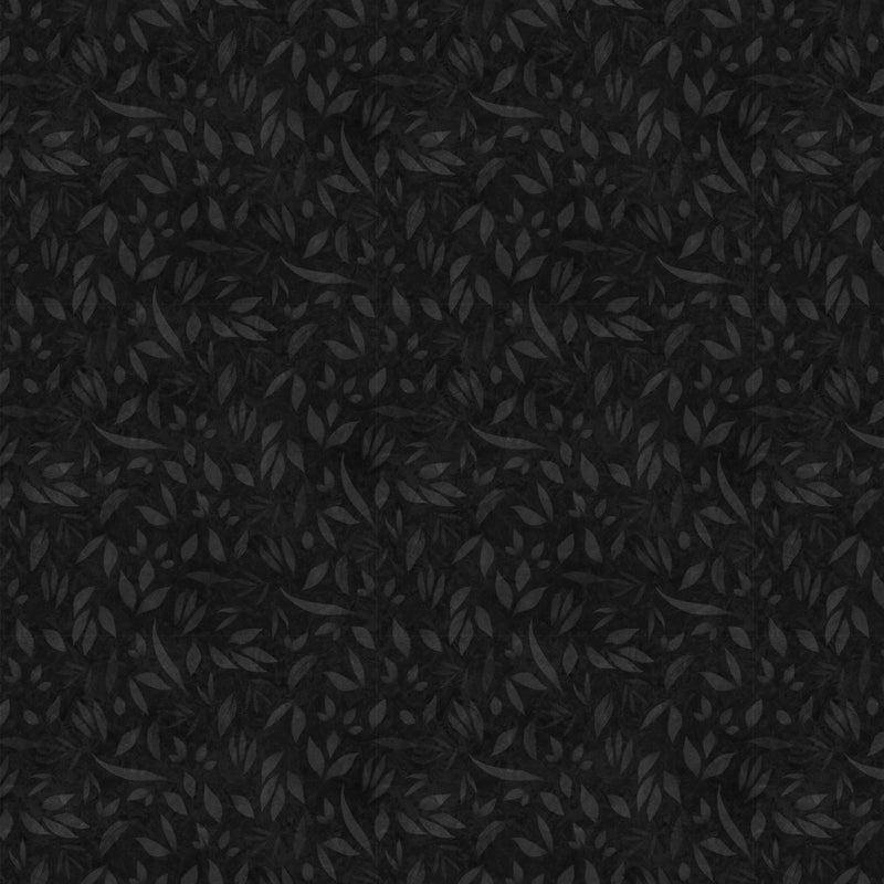 Lumin Fabrics Foliage Charcoal Fabric
