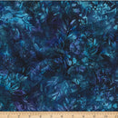 Bali Batik Oceanic Adventure Floral Iris Fabric