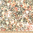 Bali Batik Follow Holiday Spice Packed Leaves September Fabric