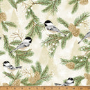 Hoffman Fabrics Winter's Eve Papyrus Gold Fabric