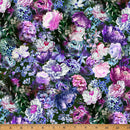 Hoffman Fabrics Botanical House Floral Iris Fabric