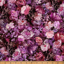 Hoffman Fabrics Botanical House Floral Fuchsia Fabric