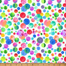 Hoffman Fabrics Block Party Spectrum Print Dots Spectrum Fabric