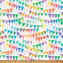 Hoffman Fabrics Block Party Spectrum Print Flags Spectrum Fabric