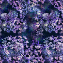Hoffman Fabrics Jewel Depths Floral Violet Fabric