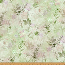 Hoffman Blush Garden Floral Sage Fabric