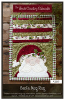 Santa Mug Rug Pattern From The Whole Country Caboodle
