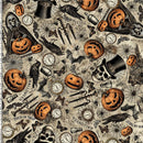 Timeless Treasures Wicked Willow Halloween Icons Fabric