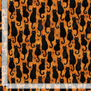 Timeless Treasures Scaredy Cats Black Cats & Spiders Fabric