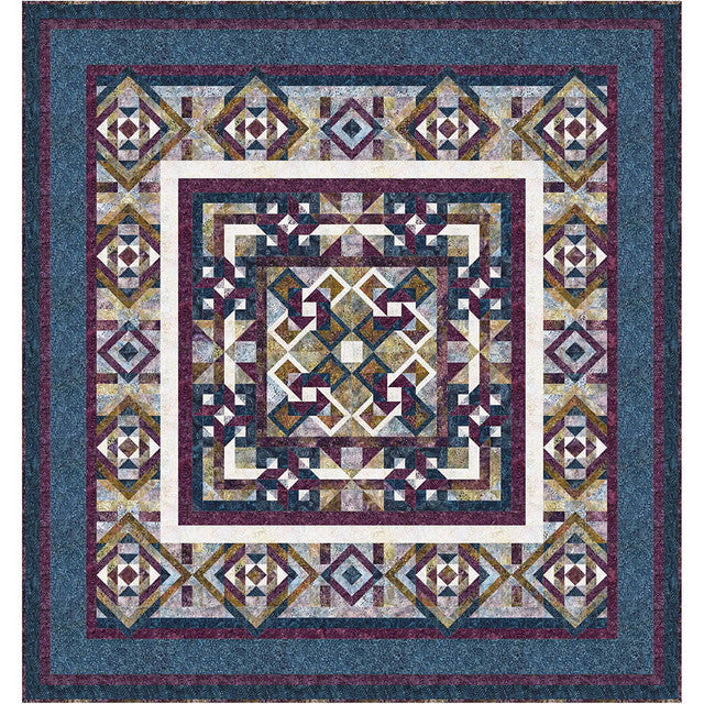 Plum Bouquet Quilt Kit