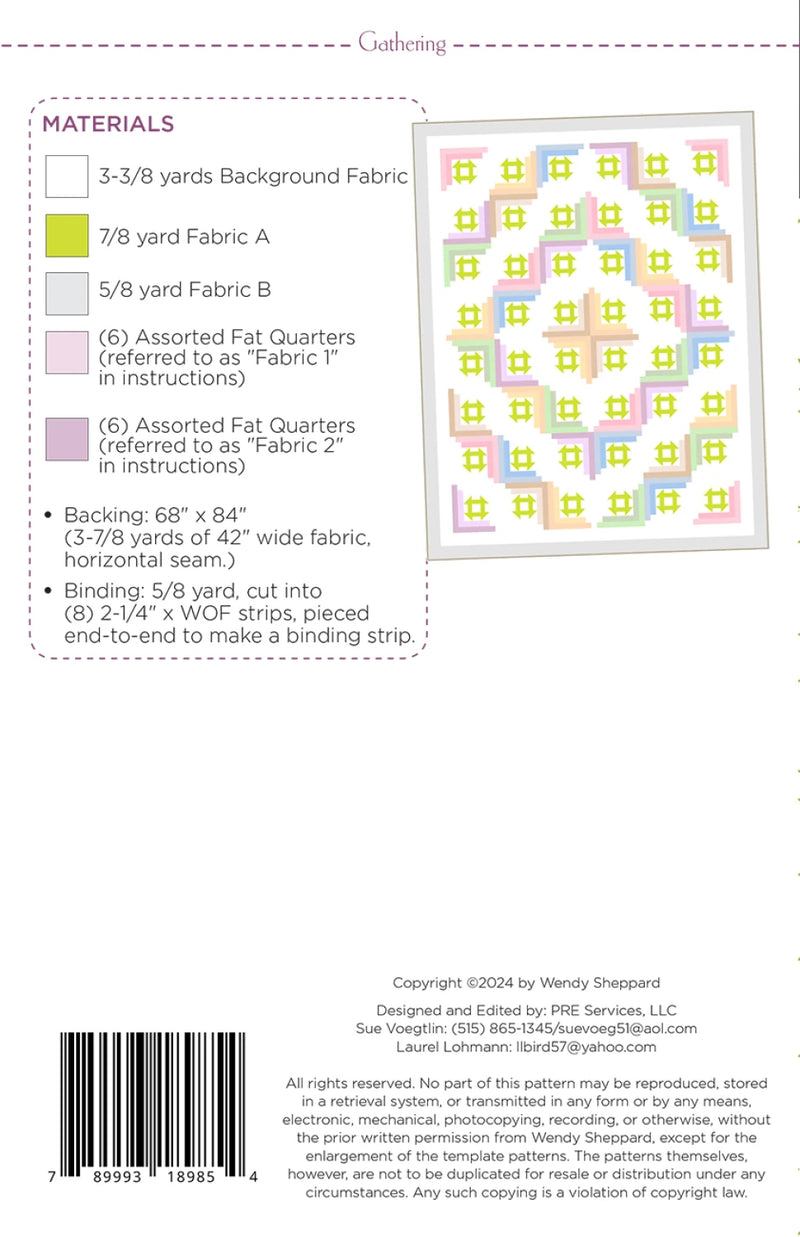 Wendy Sheppard Gathering Quilt Pattern