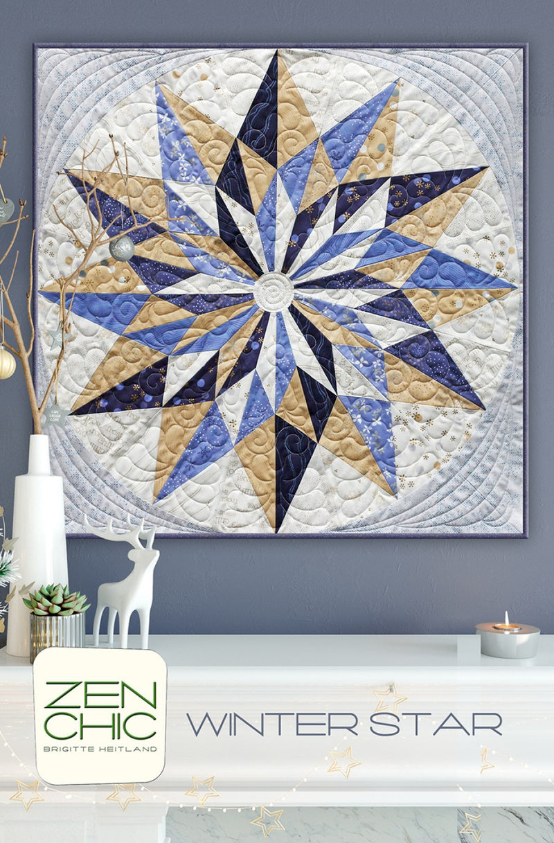 Zen Chic Winter Star Quilt Pattern