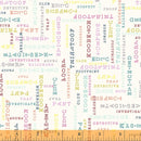 Windham Fabrics Clueless Password Cream Fabric ONLINE PURCHASE ONLY