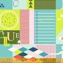 Windham Fabrics Clueless Puzzle Teal Fabric ONLINE PURCHASE ONLY