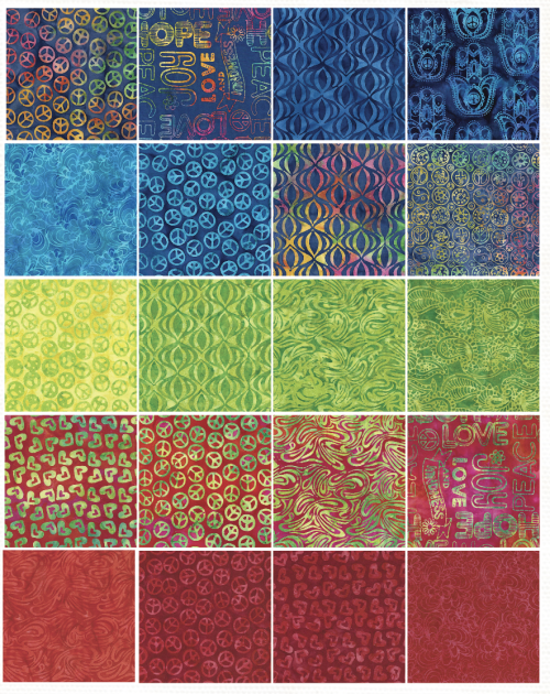 Island Batik Woodstock Batik Strip Pack