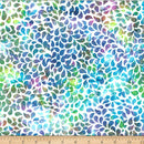 Hoffman Fabrics Electric Slide Droplets Light Bright Batik Fabric