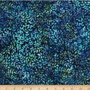 Hoffman Fabrics River Walk Packed Leaves Watercress Batik Fabric